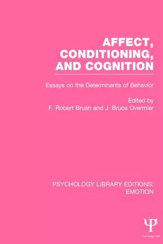 Affect, Conditioning, and Cognition cover