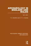 Archaeology in England and Wales 1914 - 1931 cover