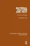 Material Culture and Text cover