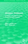 Unequal Treatment (Routledge Revivals) cover