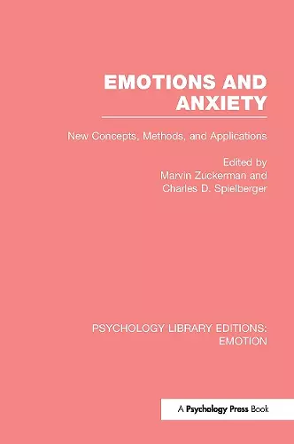 Emotions and Anxiety cover