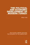 The Political and Economic Development of Modern Turkey cover