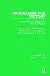 Programme for Victory (Works of Harold J. Laski) cover