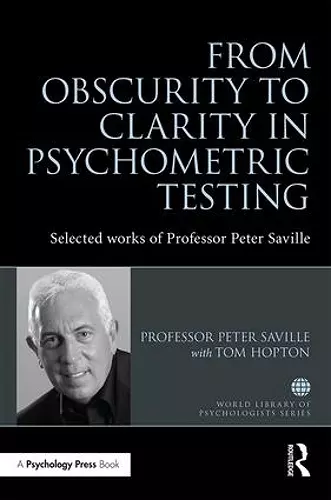 From Obscurity to Clarity in Psychometric Testing cover