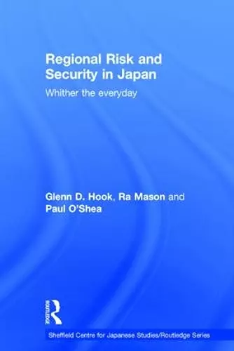 Regional Risk and Security in Japan cover