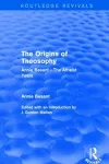 The Origins of Theosophy (Routledge Revivals) cover