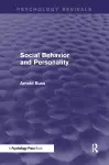 Social Behavior and Personality (Psychology Revivals) cover