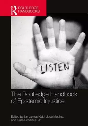 The Routledge Handbook of Epistemic Injustice cover