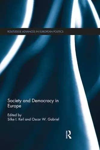 Society and Democracy in Europe cover