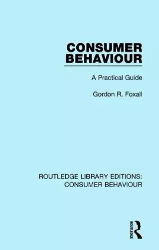 Consumer Behaviour (RLE Consumer Behaviour) cover