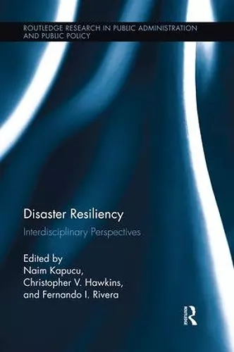 Disaster Resiliency cover