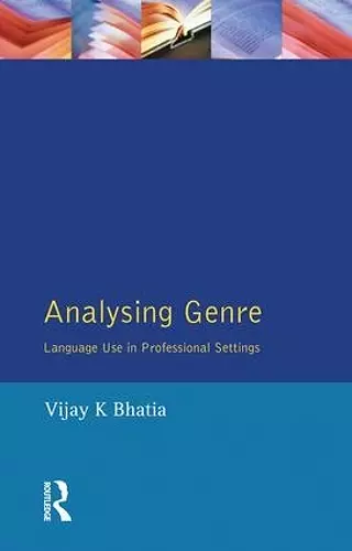 Analysing Genre cover