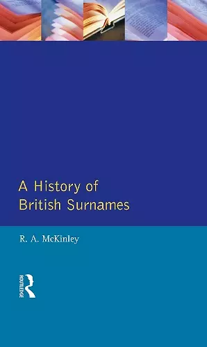 A History of British Surnames cover