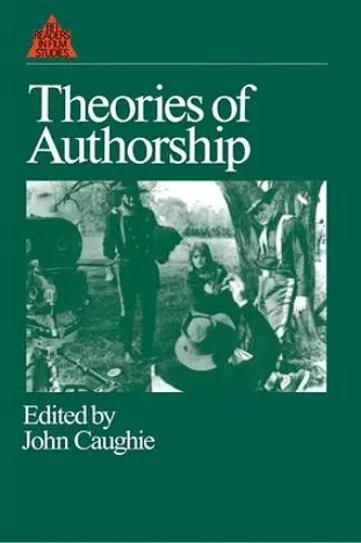 Theories of Authorship cover