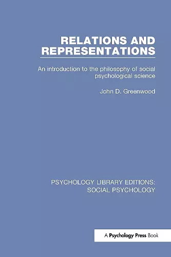 Relations and Representations cover