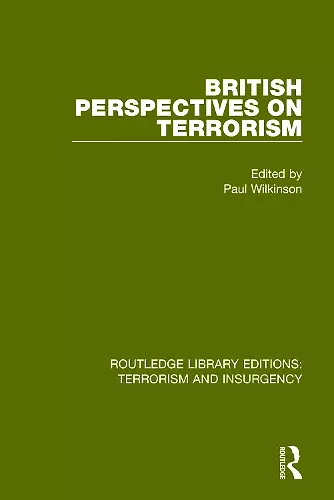 Routledge Library Editions: Terrorism and Insurgency cover