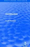 Continuities (Routledge Revivals) cover