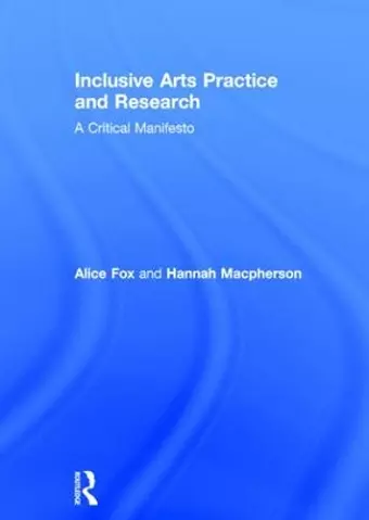 Inclusive Arts Practice and Research cover