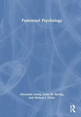 Personnel Psychology cover