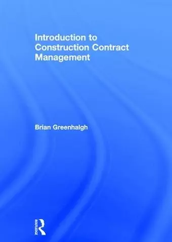 Introduction to Construction Contract Management cover