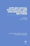 Applied Social Psychology and Organizational Settings cover