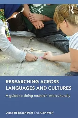 Researching Across Languages and Cultures cover