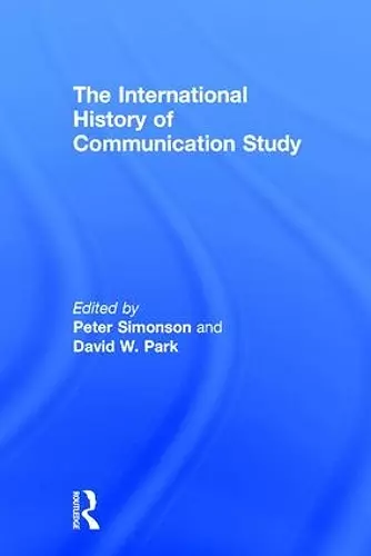 The International History of Communication Study cover