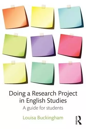 Doing a Research Project in English Studies cover