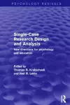 Single-Case Research Design and Analysis cover