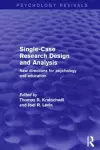 Single-Case Research Design and Analysis cover