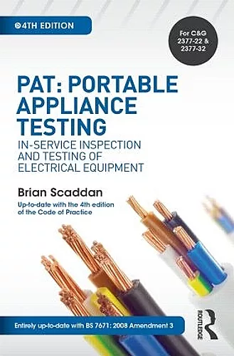 PAT: Portable Appliance Testing cover