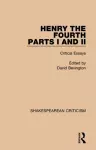 Henry IV, Parts I and II cover