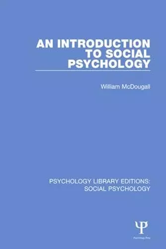 An Introduction to Social Psychology cover