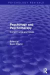 Psychology and Psychotherapy (Psychology Revivals) cover