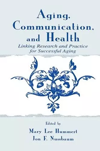 Aging, Communication, and Health cover