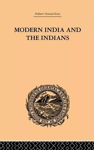 Modern India and the Indians cover