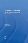 Texts and Textuality cover