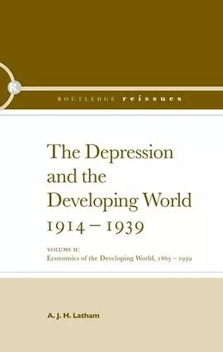 The Depression and the Developing World, 1914-1939 cover