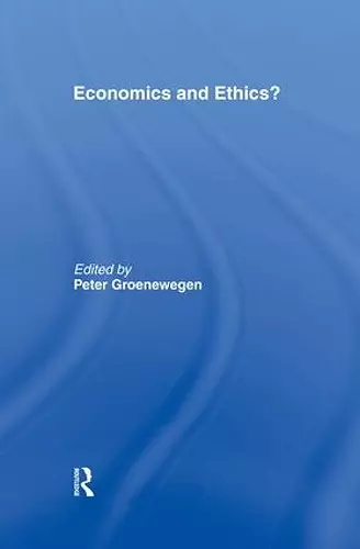 Economics and Ethics? cover