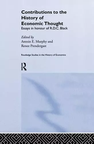 Contributions to the History of Economic Thought cover