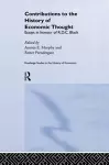 Contributions to the History of Economic Thought cover