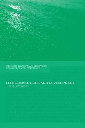 Ecotourism, NGOs and Development cover