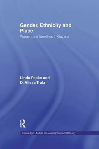 Gender, Ethnicity and Place cover