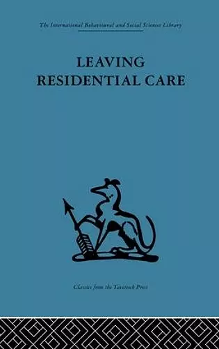 Leaving Residential Care cover