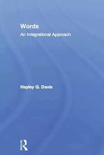 Words - An Integrational Approach cover