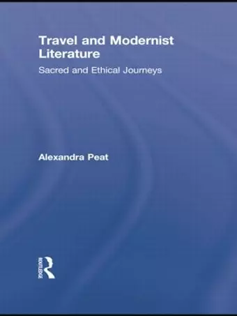 Travel and Modernist Literature cover