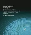 Kant's First Critique cover