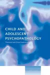 Child and Adolescent Psychopathology cover