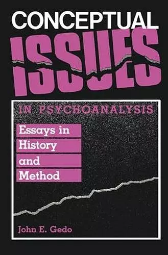 Conceptual Issues in Psychoanalysis cover