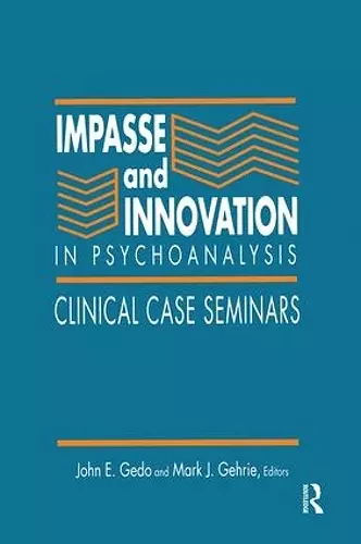 Impasse and Innovation in Psychoanalysis cover